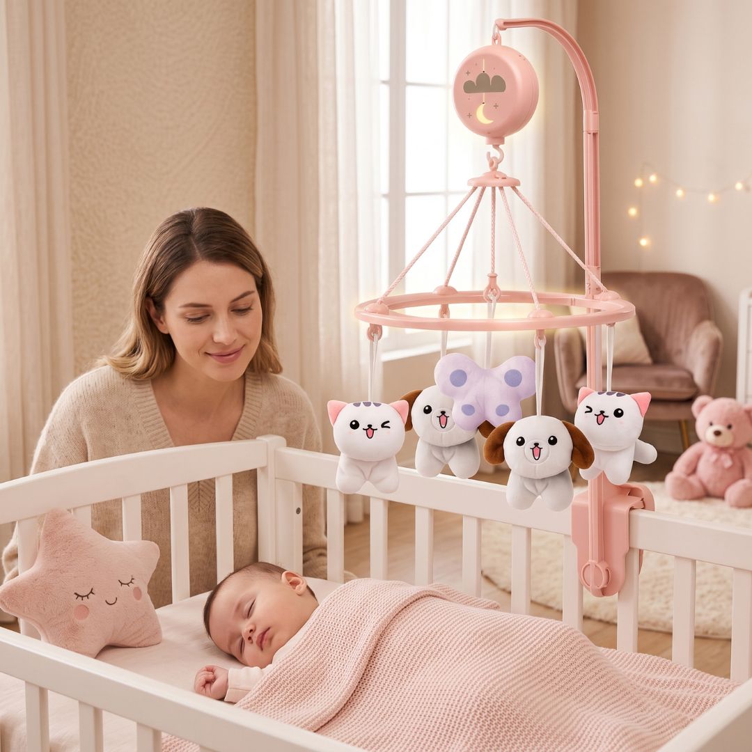 mobile bebe chatons compagnon apaisant