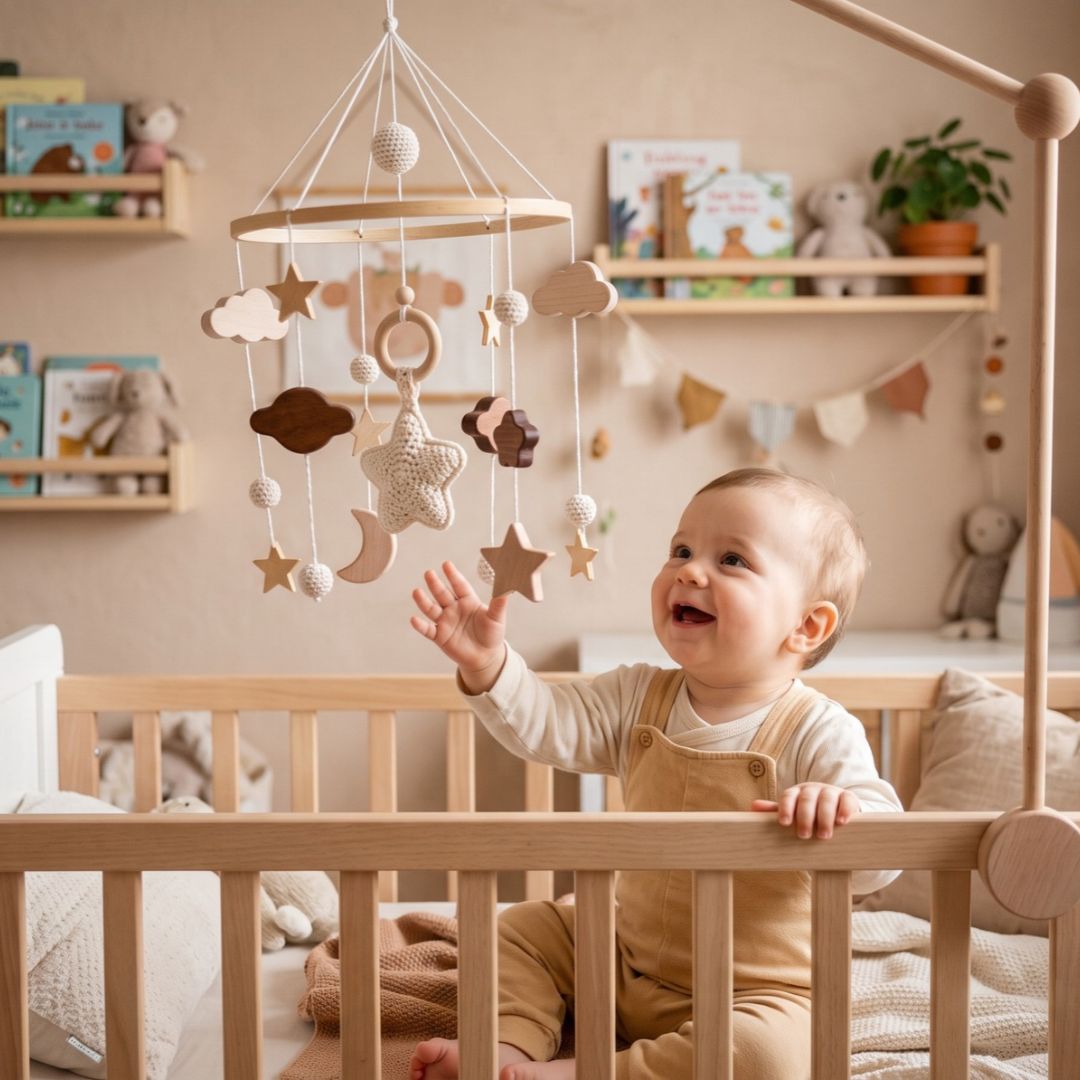 mobile bebe ciel etoile compagnon amusant