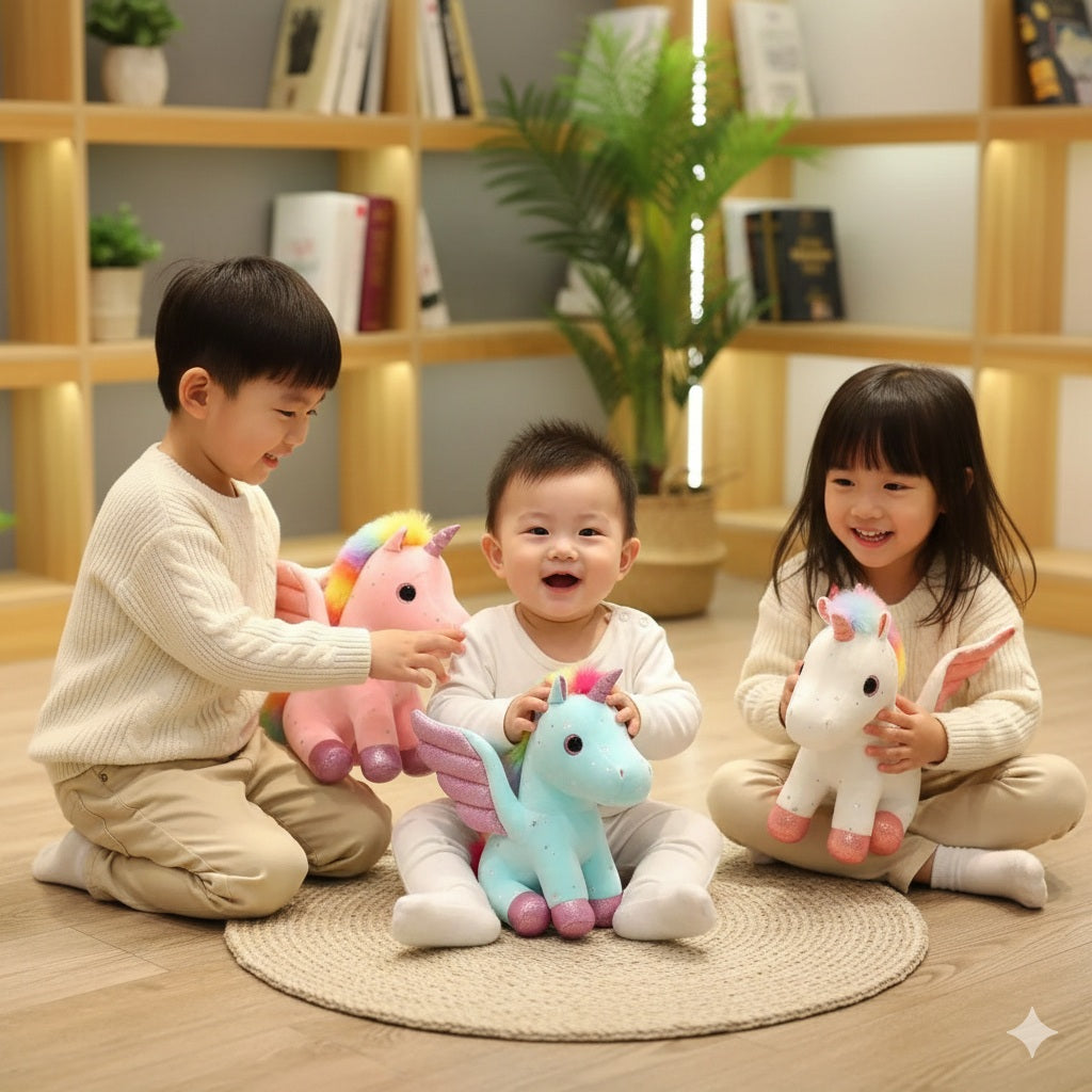 peluche en licorne compagnon adorable