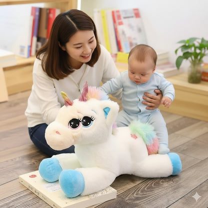 peluche licorne bleu Douce caline