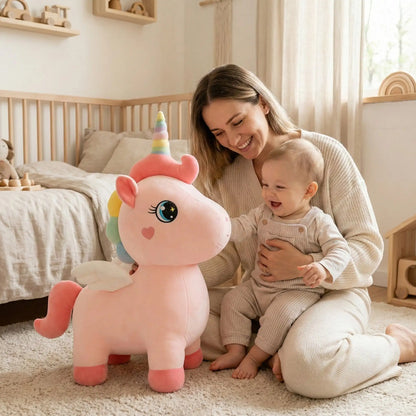 peluche licorne compagnon reconfortant