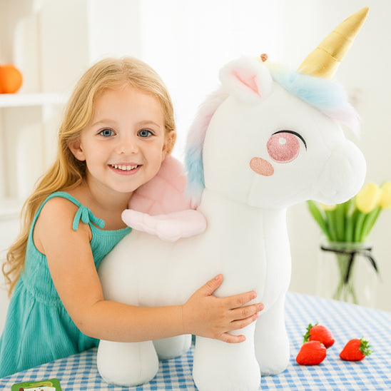 peluche licorne douceur confortable paisible