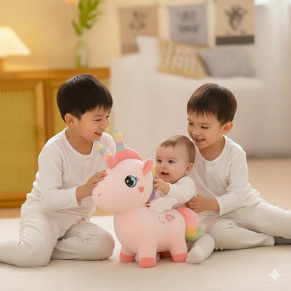peluche licorne reconfort douillet