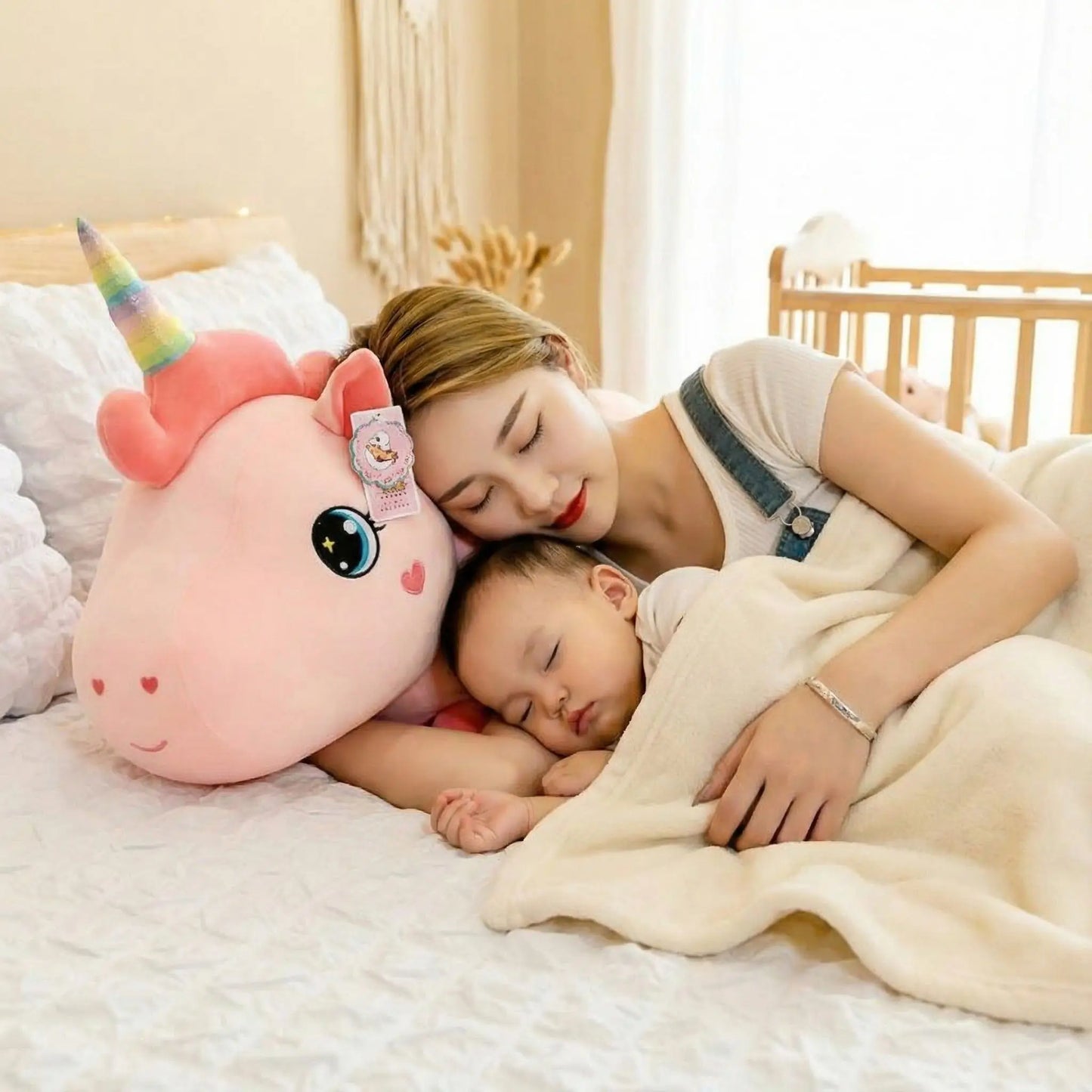 peluche licorne sommeil reconfortant agreable