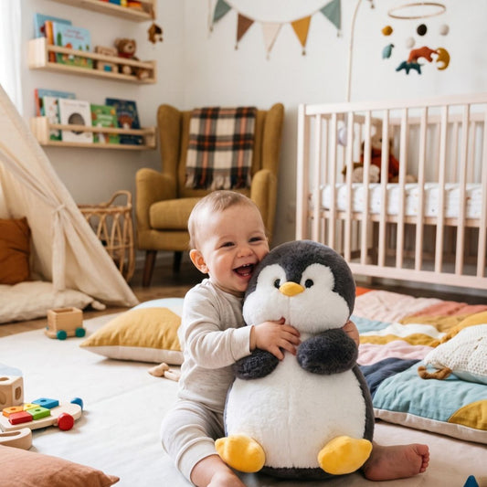 pingouin doudou dundun reconfortant