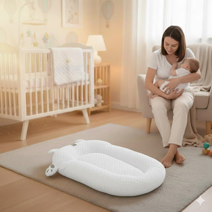 reducteur de lit bebe blanc douceur aimable