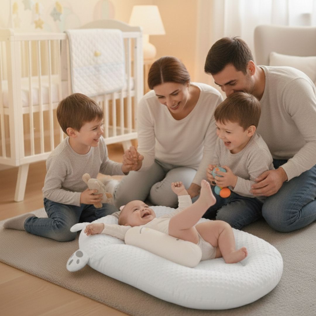 reducteur de lit bebe blanc enveloppe douce