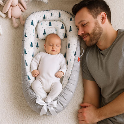 reducteur de lit bebe gris sapin sommeil securitaire