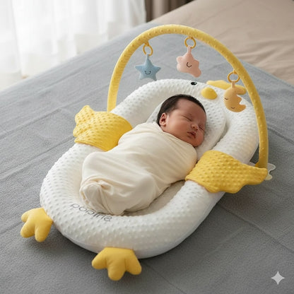 reducteur de lit petit poulet jaune chaleureux