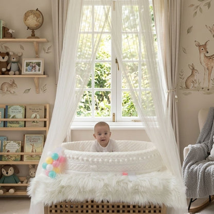 reducteur de lit pour bebe blanc espace chaleureux