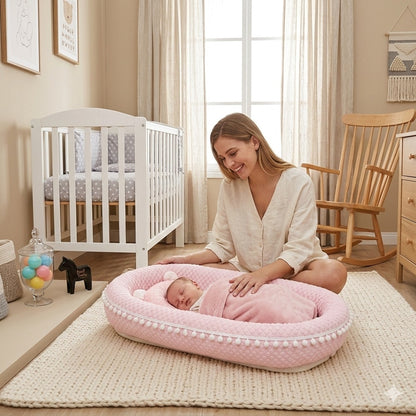 reducteur de lit pour bebe rose confort optimal