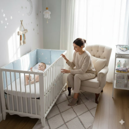 tour de lit bebe cocon adorable
