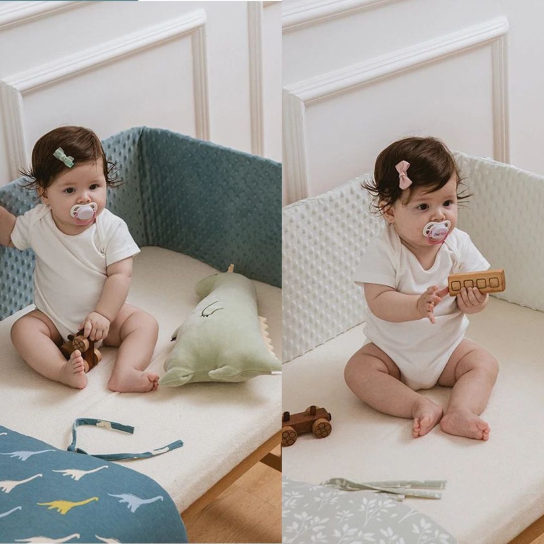 tour de lit bebe confortable douillet