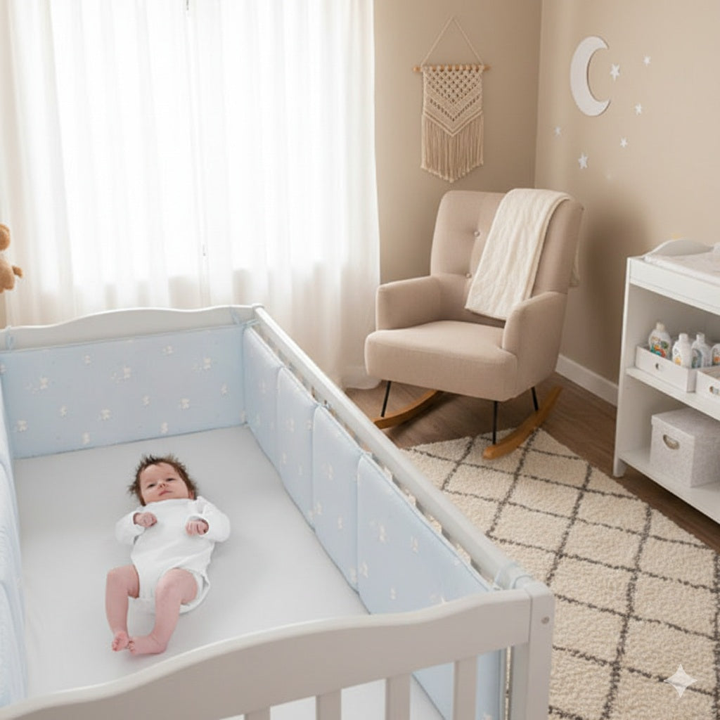 tour de lit bebe espace rassurant