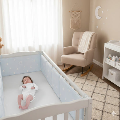tour de lit bebe espace rassurant