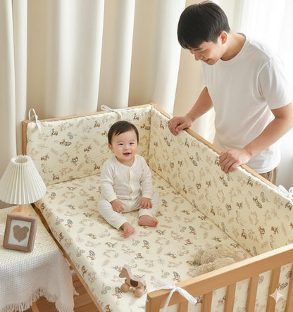 tour de lit bebe espace reconfortant