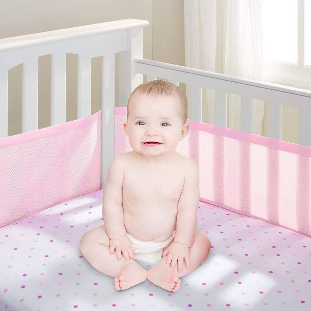 tour de lit respirant bebe rassure