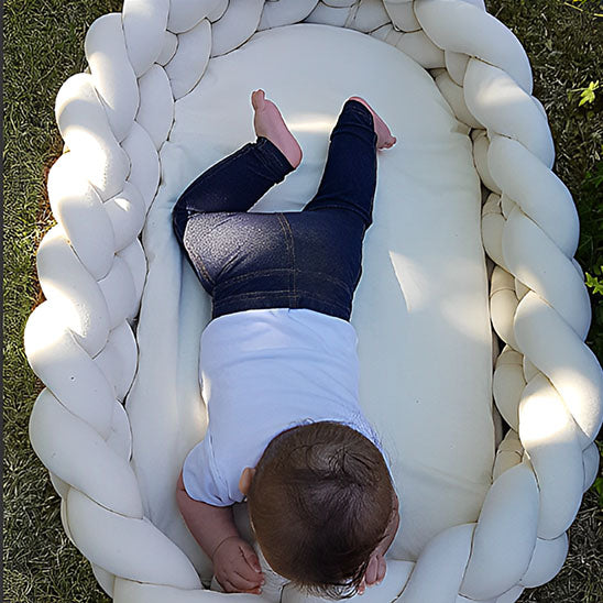 tour de lit tresse bebe securite garantie