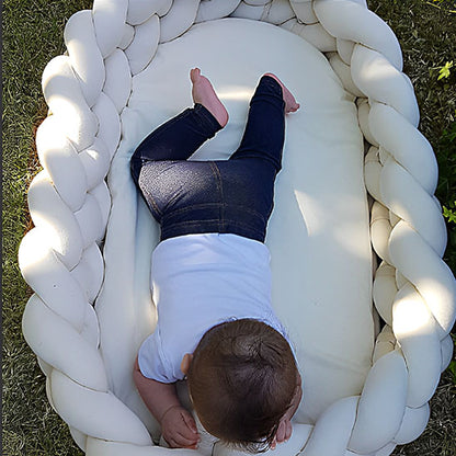 tour de lit tresse bebe securite garantie