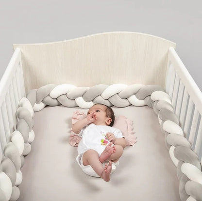 tour de lit tresse securitaire pour bebe
