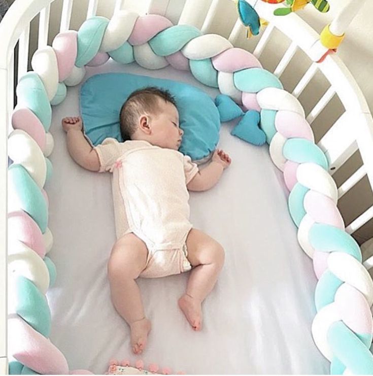 tresse de lit bebe pare choc securisant