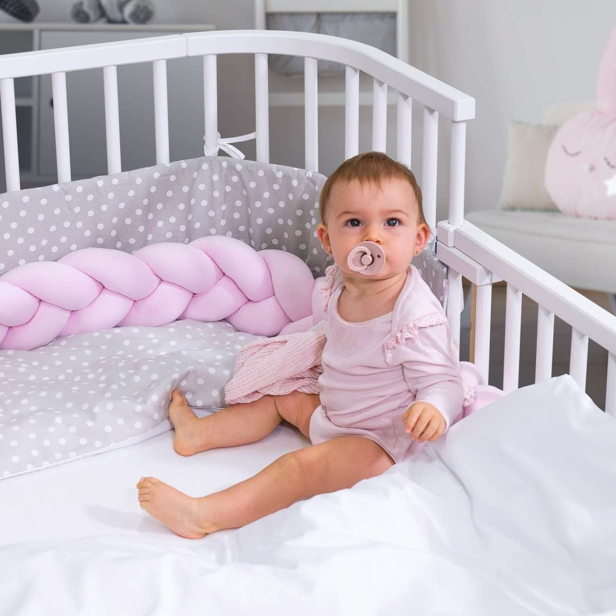 tresse de lit bebe rassure