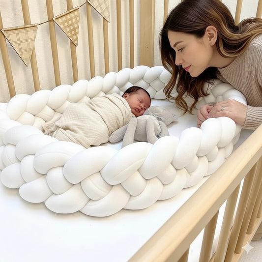 tresse de lit blanche cocon chaleureux