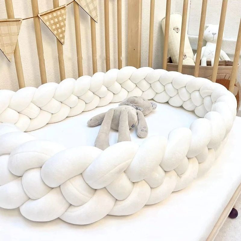 tresse de lit blanche douceur paisible