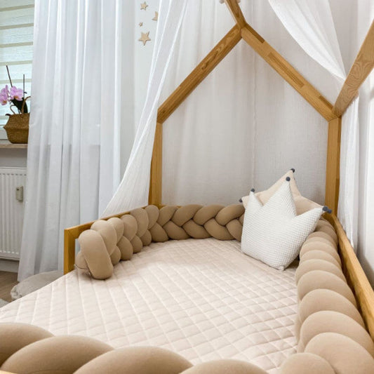 tresse de lit cabane cocon douillet securitaire