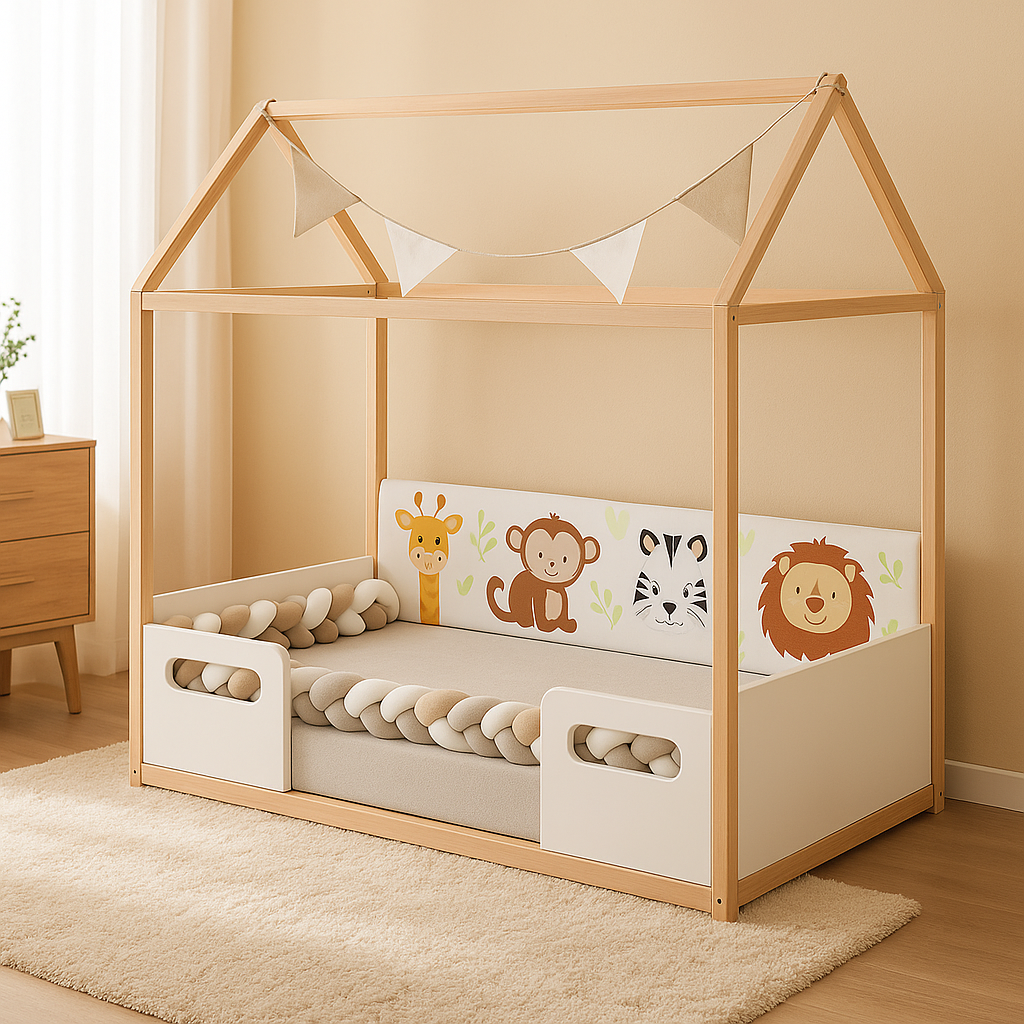 tresse de lit cabane cocon parfait trois brins