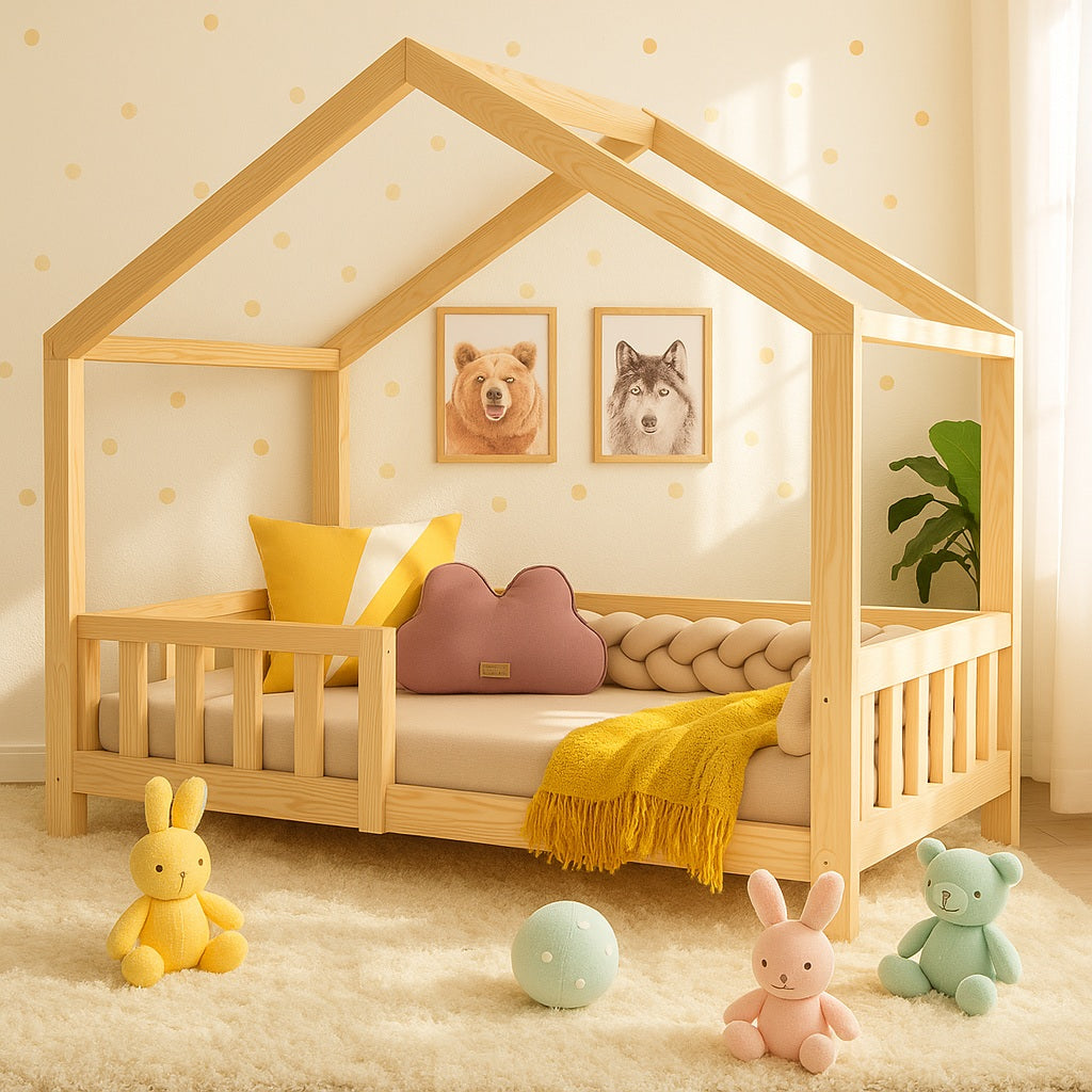 tresse de lit cabane confort chaleureux securise