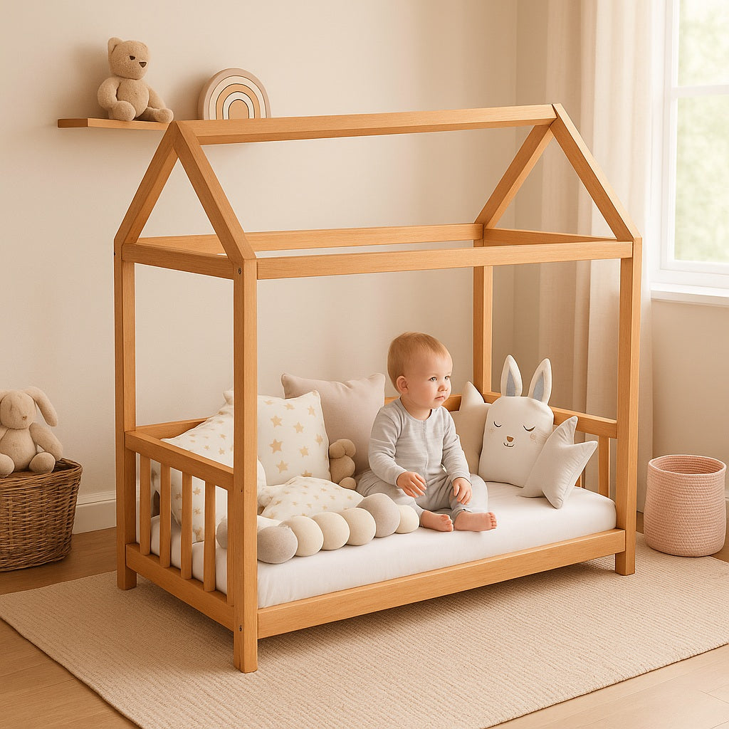 tresse de lit cabane nid protecteur douillet rassurant