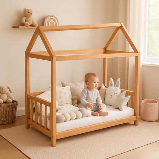 tresse de lit cabane nid protecteur douillet rassurant