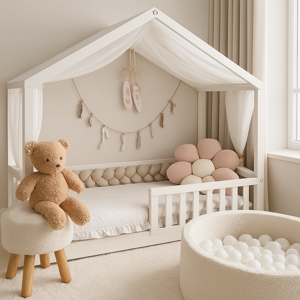 tresse de lit cabane nid protecteur