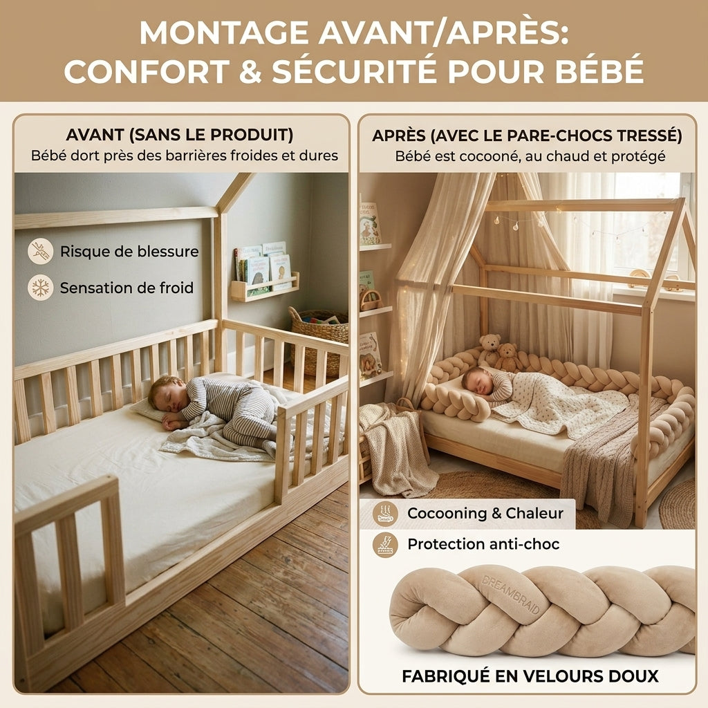 Tresse de lit cabane | Cocon Doux