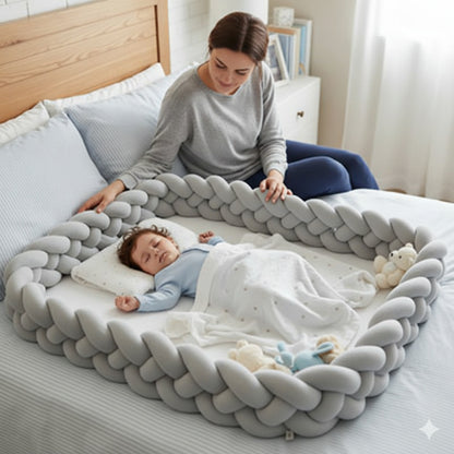 tresse de lit grise nid confortable