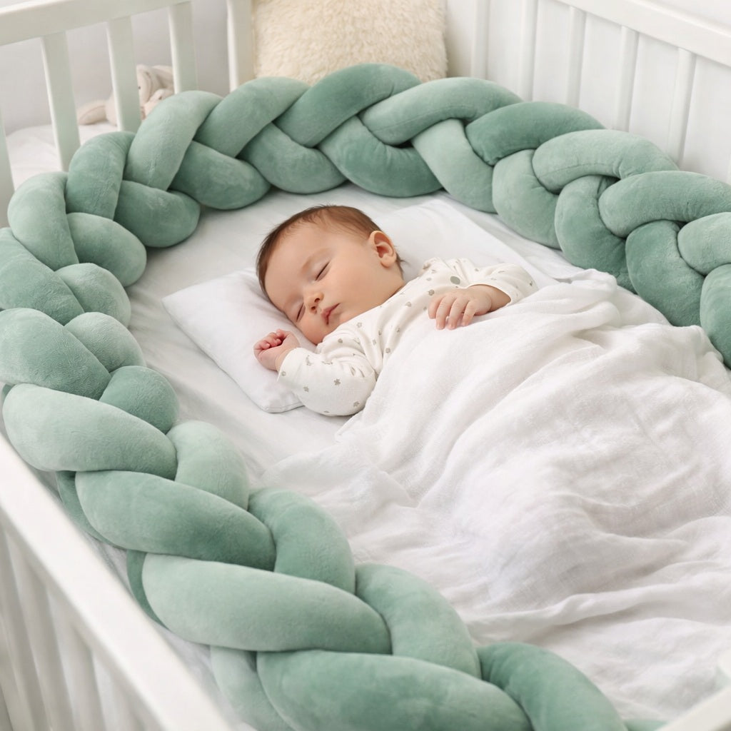 tresse de lit vert sauge repere douillet