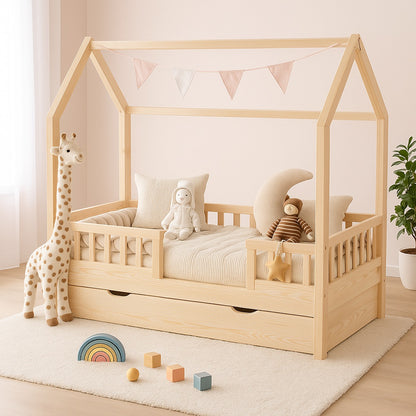 tresse de lit cabane confort douillet securise
