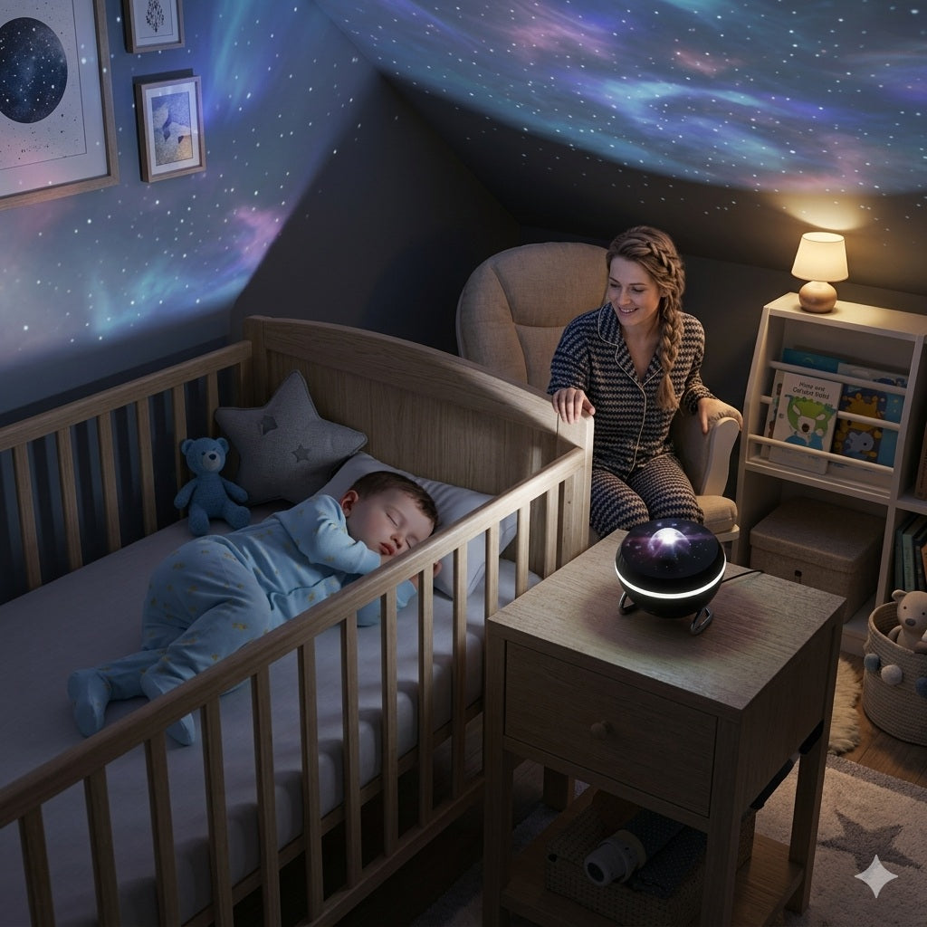 veilleuse bebe projection ambiance calme