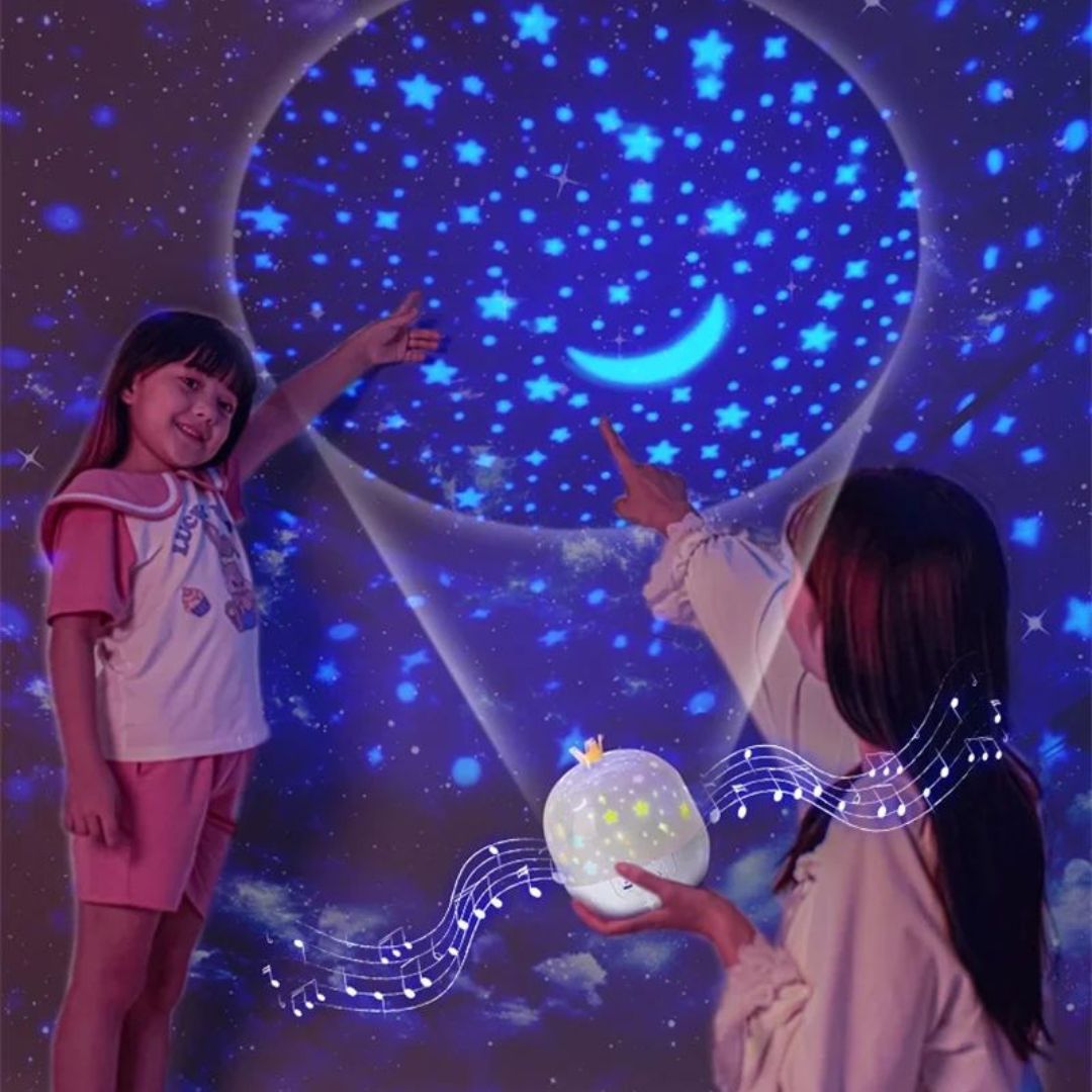 veilleuse bebe projection plafond ambiance ludique
